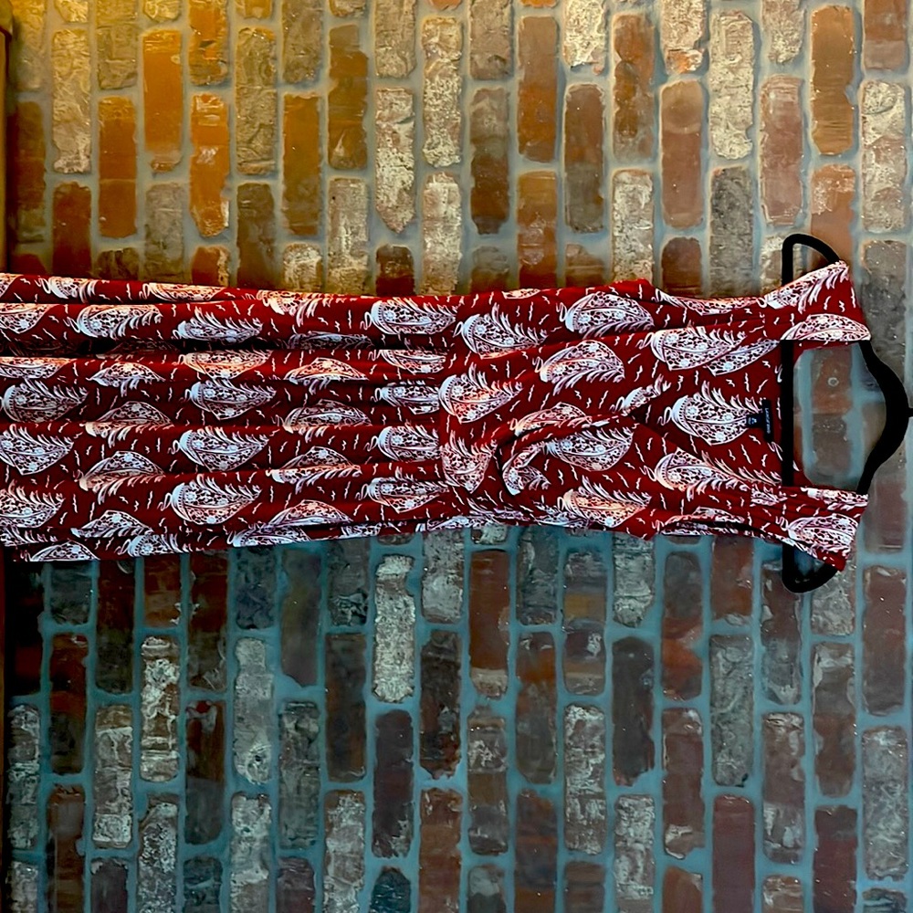 Feel Confident and Comfortable in this Lands End Faux Wrap Dress